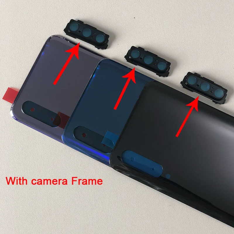 Axisinternational для 6,3" Xiao mi 9 mi 9 mi 9 M9 mi 9 mi 9 стеклянная задняя крышка для батареи Чехол для задней панели с наклейкой 3M