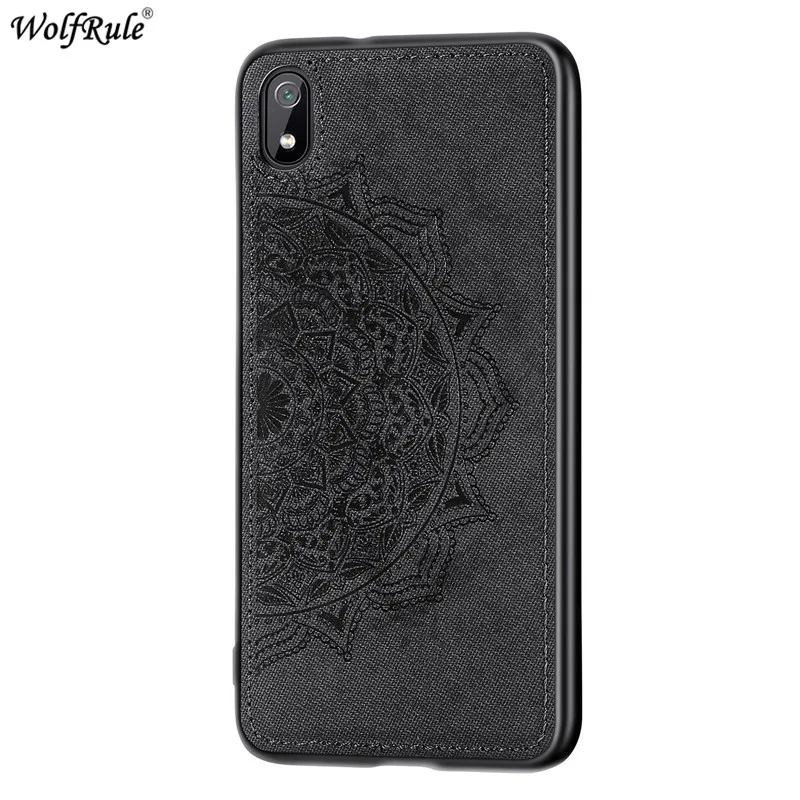 Black Для Xiaomi Redmi 7A чехол Redmi Note 8 Pro 6 TPU рамка ткань Бампер Защитный чехол для телефона ss для Xiaomi Redmi Note 7 крышка - Цвет: Black