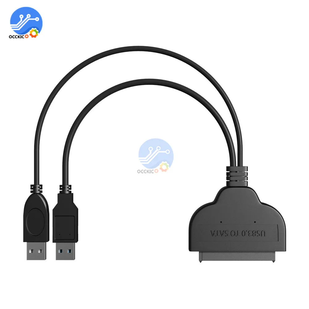USB 2 0 на SATA 22 штыревой адаптер для 5 HDD кабель жесткого диска диск Медь переходной