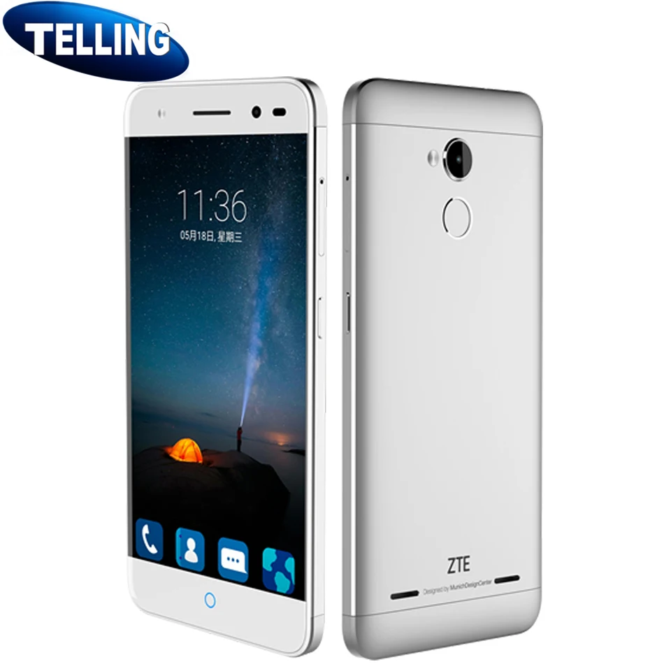 Турции проходят ZTE лезвие A2 мобильный телефон Android 5.1 4 г LTE MT6750 Octa Core Телефон 2 + 16 5.0