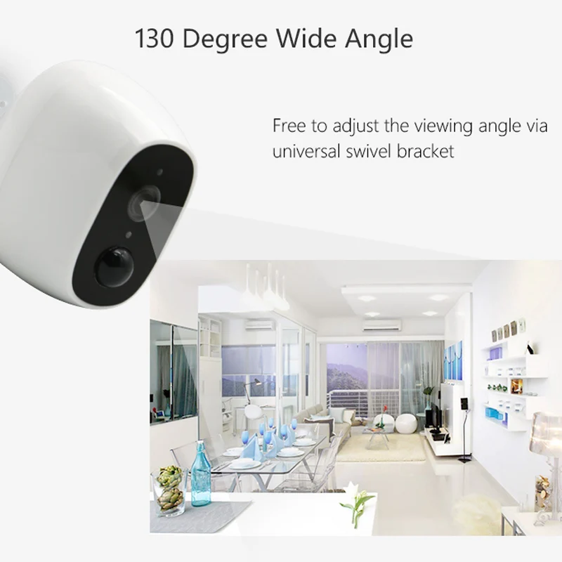 Y6 WIFI низкая мощность Батарея IP камера HD 1080P наружная Водонепроницаемая