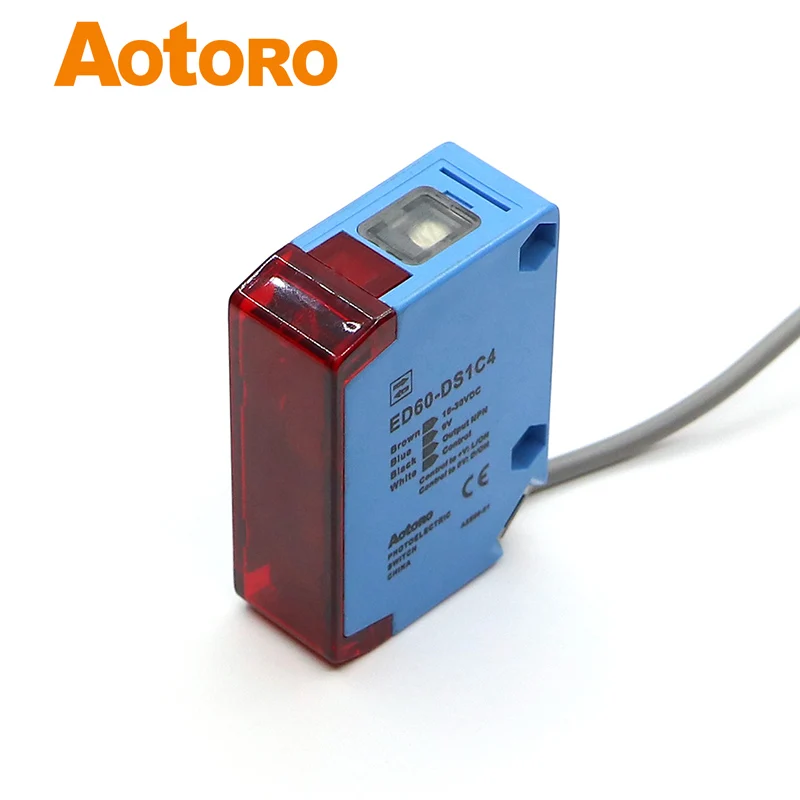 Автоматический детектор ED60-DS1C4 фотоэлектрический датчик диффузный Электрический переключатель гарантированное качество