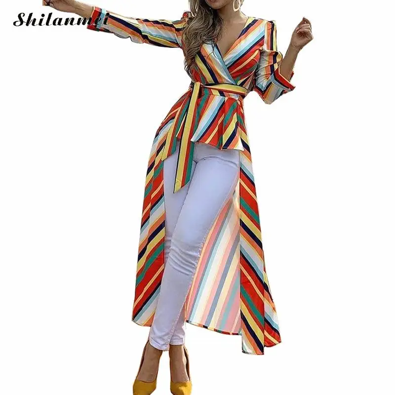 Женская блузка с глубоким V-образным вырезом разные цвета |