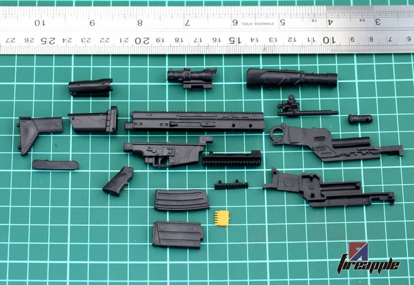 Фигурку 1/6 Масштаб Модель Кукла солдат аксессуары 4D пушка в сборе форма от 1 до 6