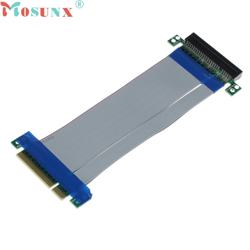 Mosunx Mecall PCI E Express 8X Riser Card удлинитель гибкий шнур ленточный кабель|riser card|flexible ribbon