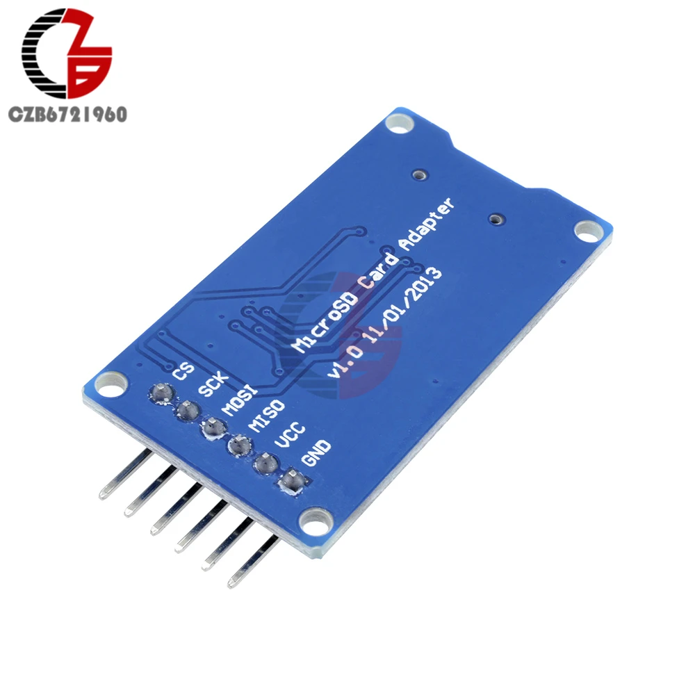 Micro SD плата для хранения Mciro TF карта защитный модуль памяти SPI Arduino|Соединители| |