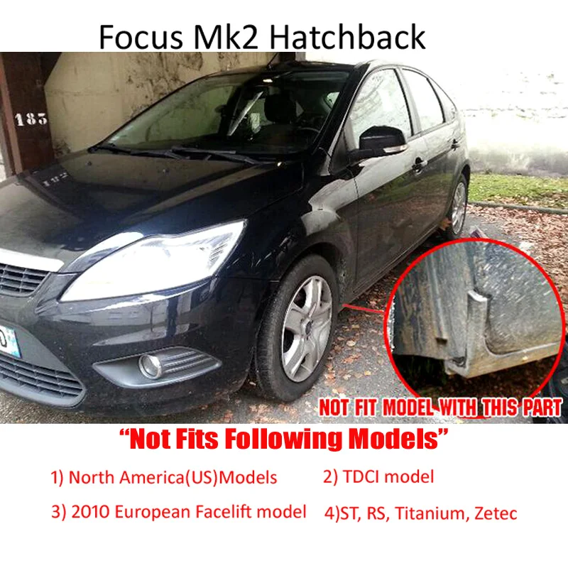 Брызговики для хэтчбека Ford Focus 2 MK2 2005 2006 2007 2008 2009 2010|mud flaps|splash guardford focus mud flaps |