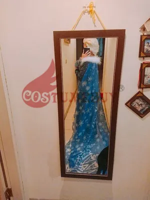 Costumebuy, костюм Олафа, платье принцессы Эльзы, платье Анны, Снежной королевы, карнавальный костюм для взрослых женщин и девочек, карнавальный костюм на Хэллоуин