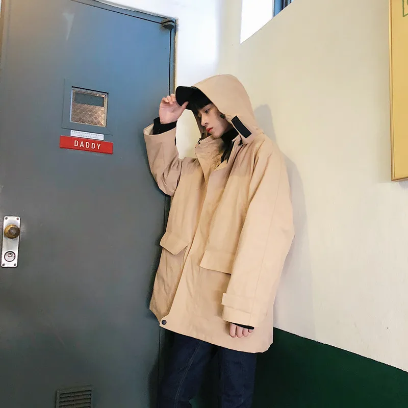 Новинка 2018 Мужская модная верхняя одежда со съемным капюшоном куртки-Бомберы