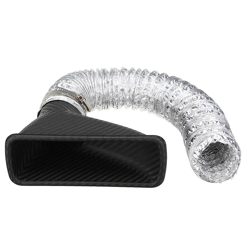 

Air Intake Pipe Front Bumper Turbo Inlet Funnel Kit Durable Accessories for Car TD326