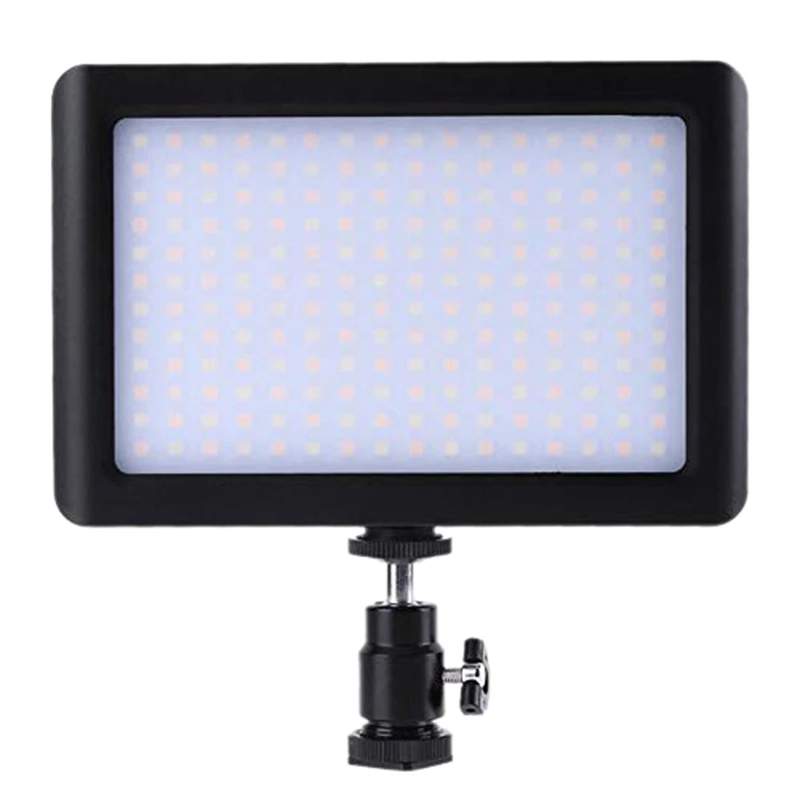 Черный W192 1350Lm Led Abs диммируемая ультра яркая панель камера фотографический свет для цифровой камеры фонарь видеокамеры - Цвет: Черный