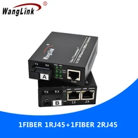 1 25g fiber media converter 2rj45 port 1 fiber media converter 1 rj45 port transceiver 2pcs