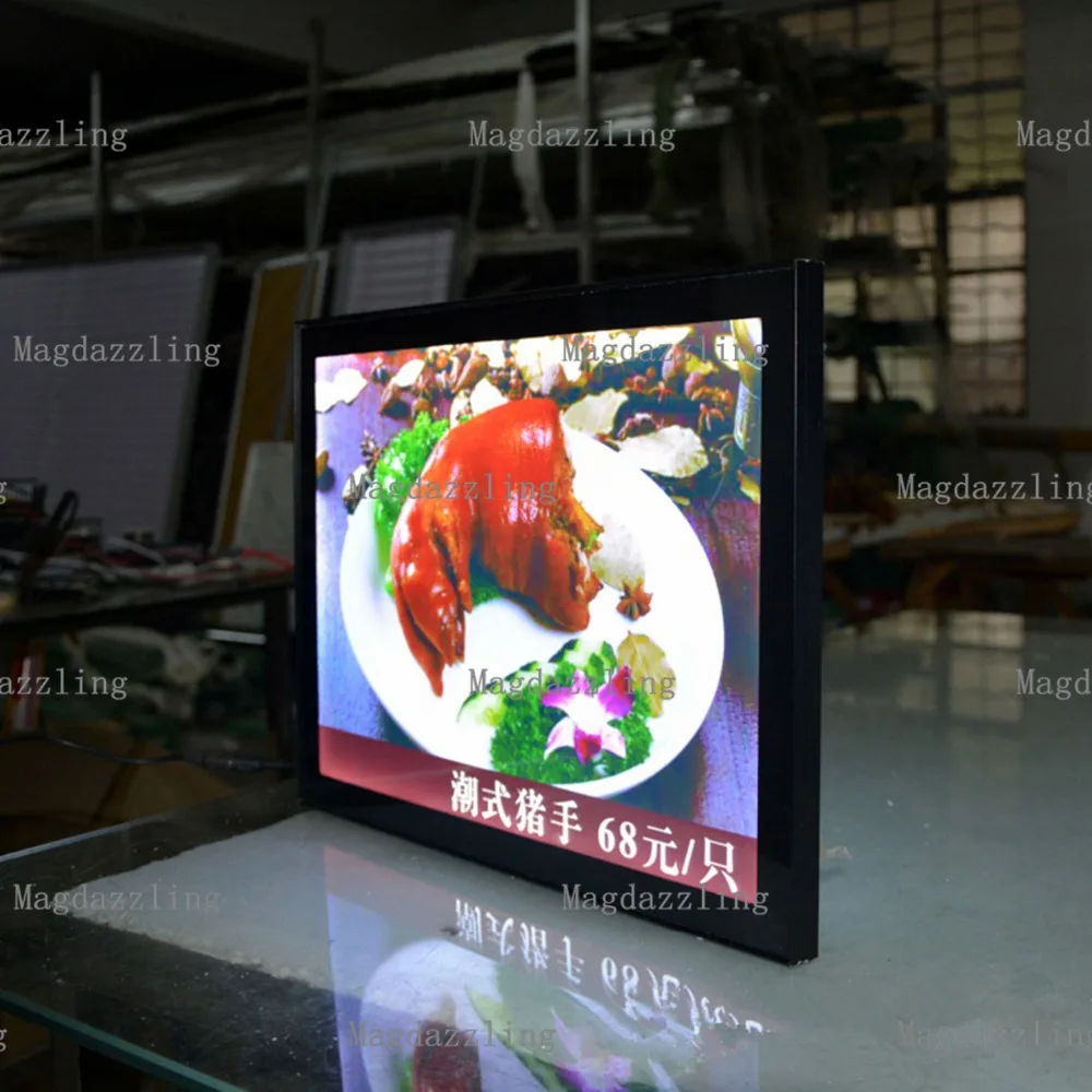 8 шт. ультратонкая светодиодный тная алюминиевая рамка светодиодные Edgelit меню