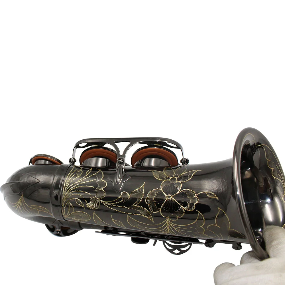 Высокоэффективный альт-саксофон с черным никелевым покрытием | Спорт и