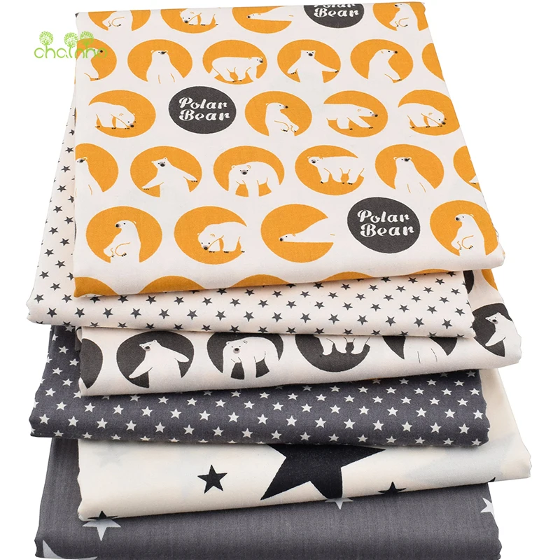 Chainho Cartoon Print Twill Cotton Fabric For DIY Quilting Sewing/Tissue Of Baby&ampChildren/Sheet Pillow Cushion Curtain Material | Дом и сад