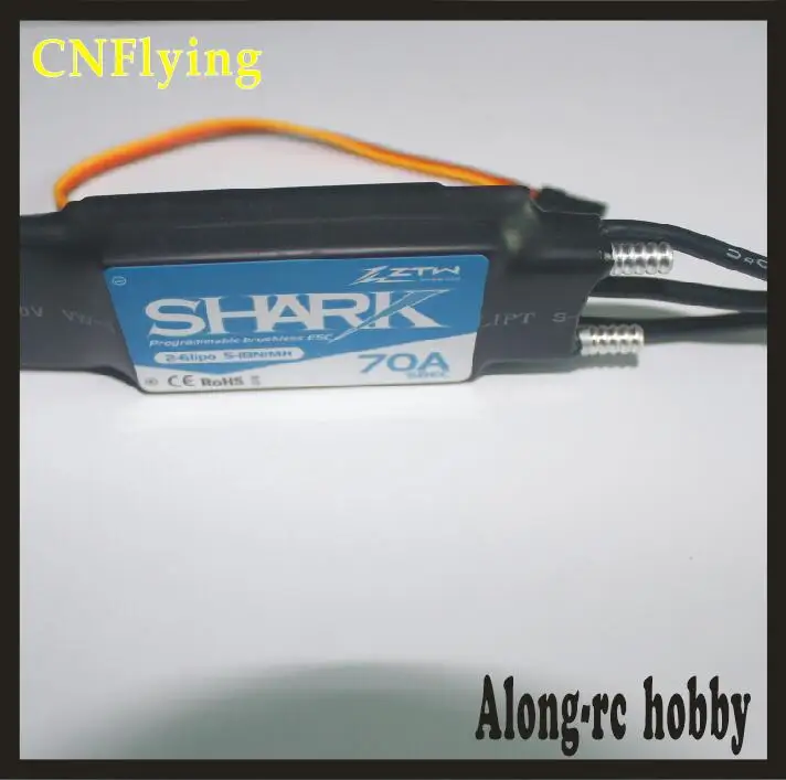 ztw shark 20A 40A 50A 60 70 80A водонепроницаемый бесщеточный ESC для лодки с системой водяного охлаждения RC модель лодки