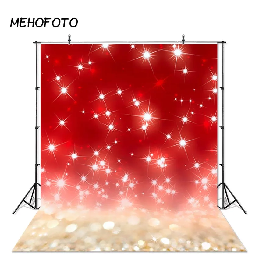 Фон MEHOFOTO Bokeh с красным блеском в горошек для фотостудии фон фотосъемки