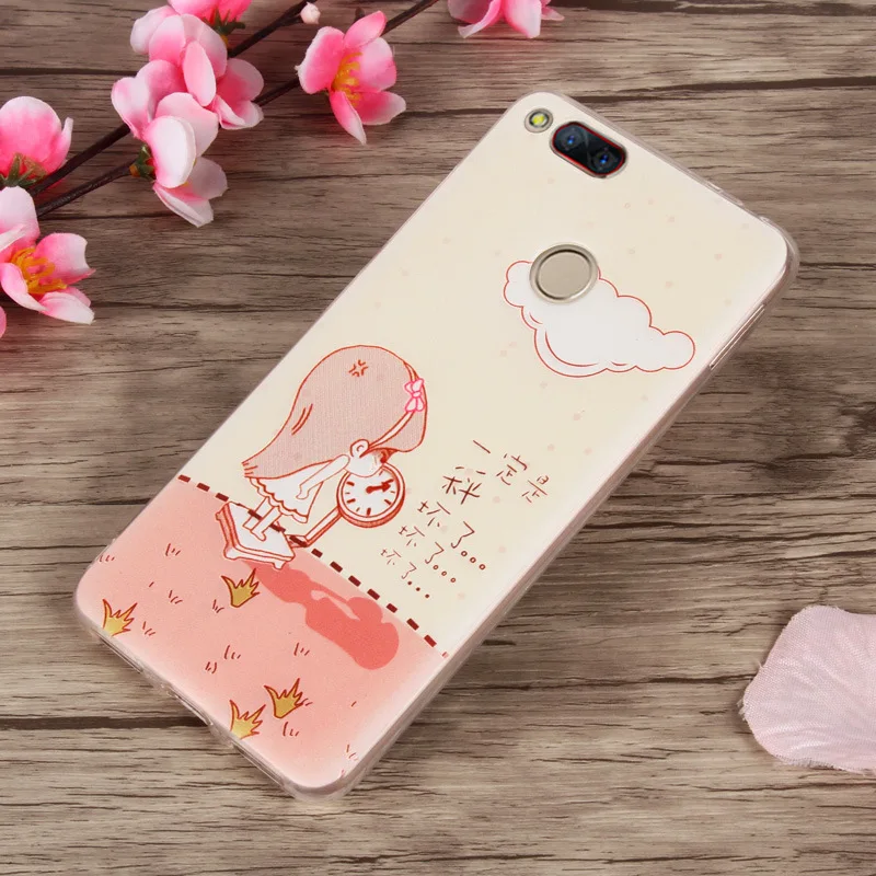 Для ZTE Nubia Z17 mini чехол 5 2 "MEAFORD ультра тонкий 3D Рельефный цветок фрукты мягкий TPU