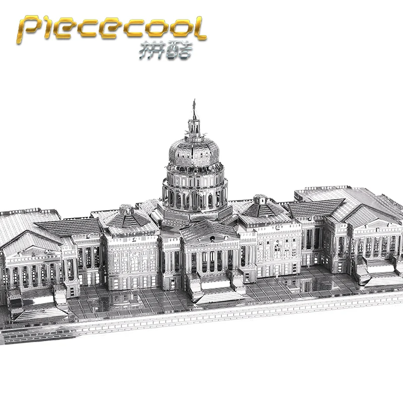 Piececool US Capitol Строительная Архитектура DIY 3D металлическая нано головоломка Сборная