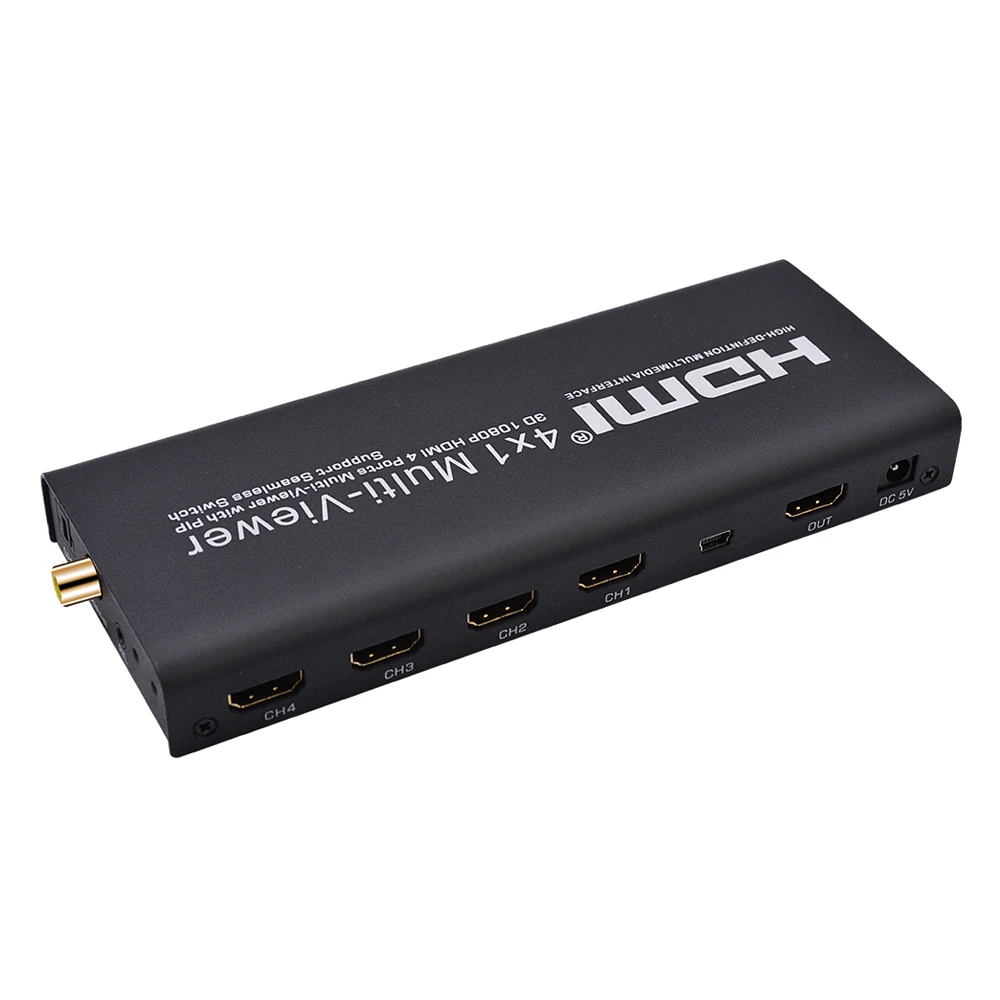 1080P 3D 4x1 HDMI мультипросмотр четырехъядерный экран в реальном времени сплиттер