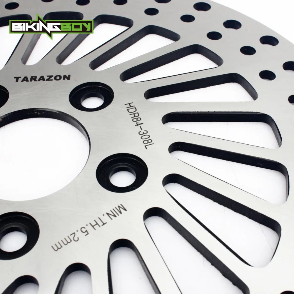 BIKINGBOY For Harley Sportster 883 1000 1100 1200 Dyna 1340 Super Glide / Low Rider Rear Brake Disc Disk Rotor | Автомобили и