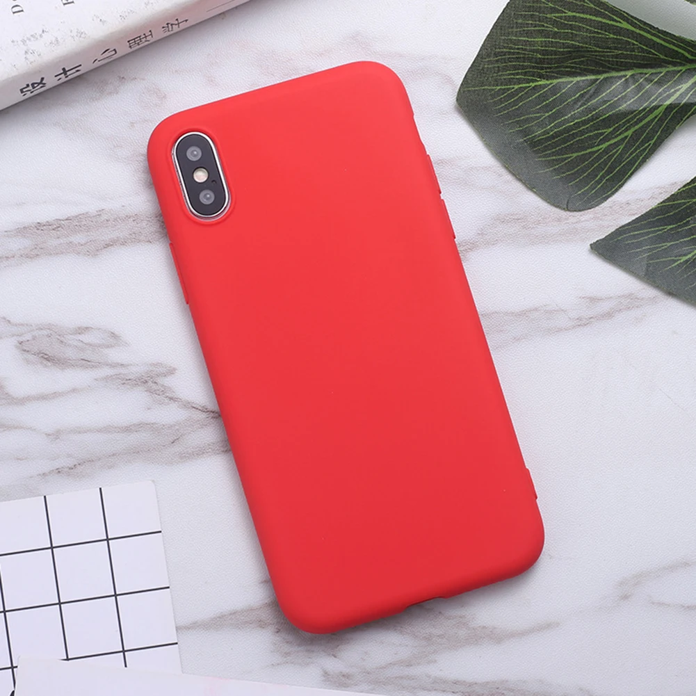 Лидер продаж однотонный силиконовый чехол для телефона покровилка iPhone XS
