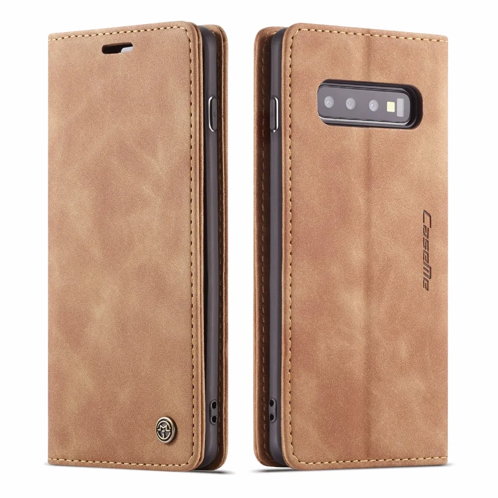 Магнитный чехол CaseMe для Samsung S8 S9 S10 S20 Plus S7edge note 10 + M10 M31 M20 M30s A41 A31 кожаный