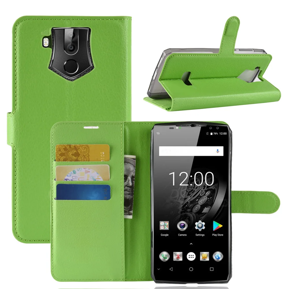 Для Oukitel K10 чехол премиум-класса из искусственной кожи с отделениями для карт