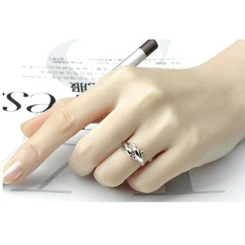 Прекрасный двойной Дельфин открытие регулируемое кольцо Свадебная вечеринка