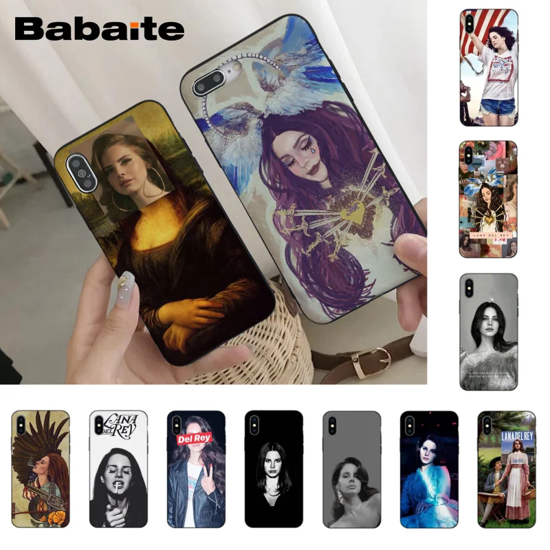 Babaite Сексуальная Певица модель Лана Дель Рей чехол для телефона iPhone 8 7 6 6S Plus X XS MAX 5