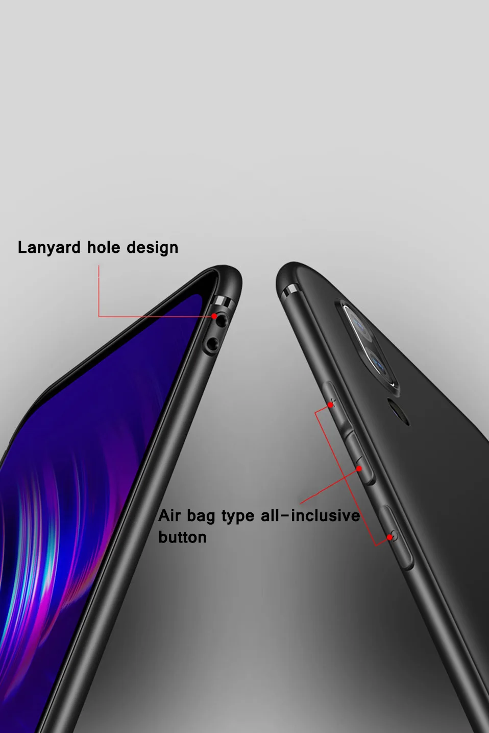 Черный мягкий матовый новый роскошный тонкий силиконовый чехол для Huawei P10 P9 P20 Lite