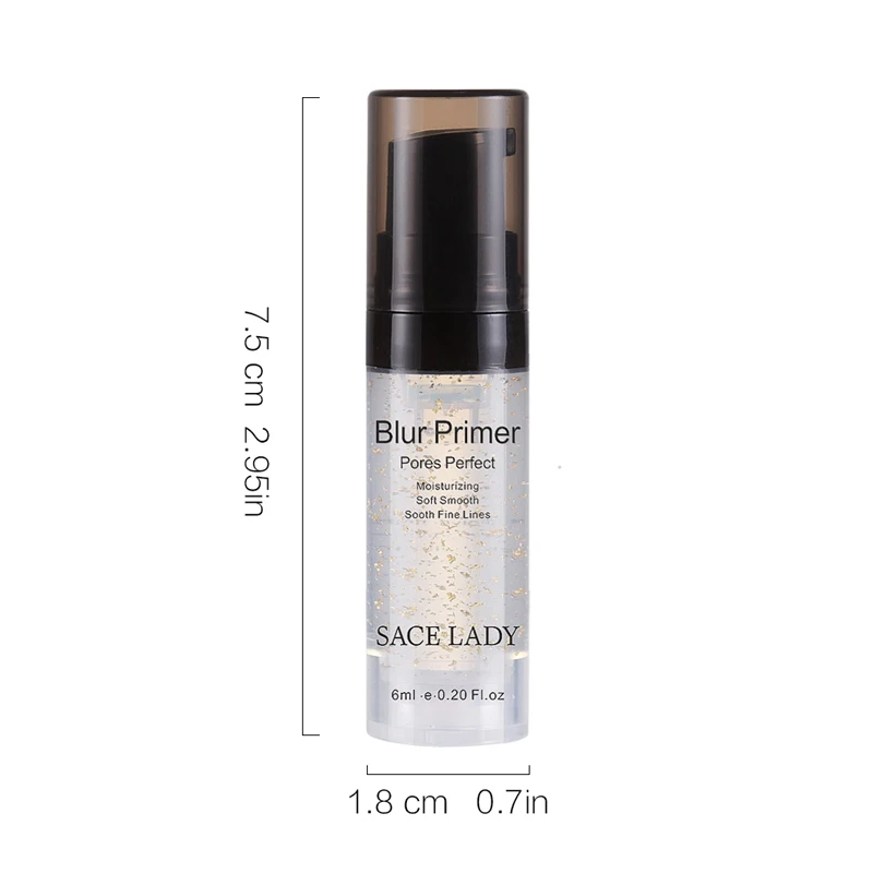 SACE LADY Blur Primer основа для макияжа основа для лица 24 к Золотая основа масляный праймер контроль Профессиональный матовый макияж поры бренд Косметика