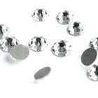 Стразы CTPA3bI Стеклянные Прозрачные плоские стразы для ногтевого дизайна DIY ремесла клей на бриллиантах для шитья и ткани одежды платья