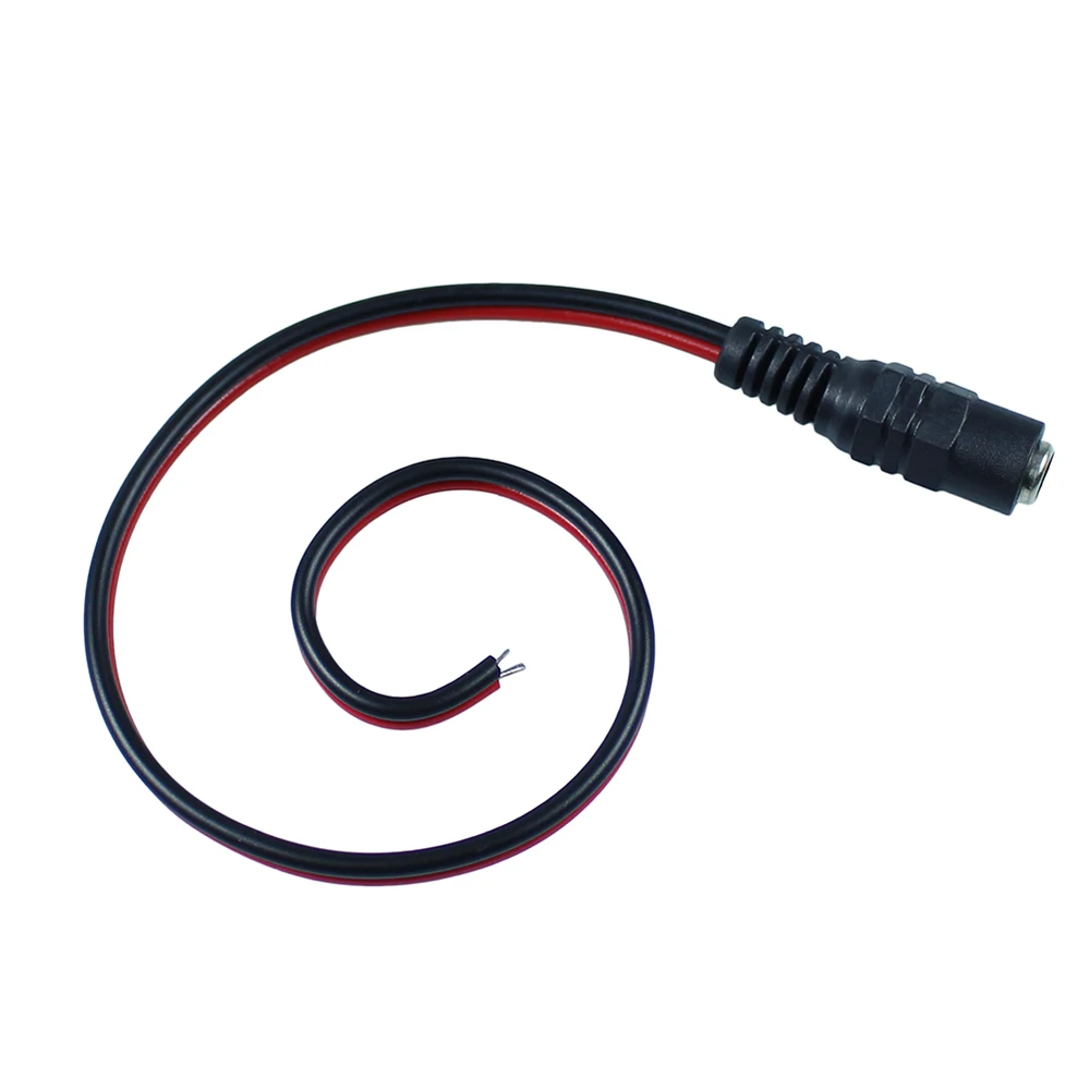 2 контактный 30 сантиметровый источник питания постоянного тока гнездовой разъем