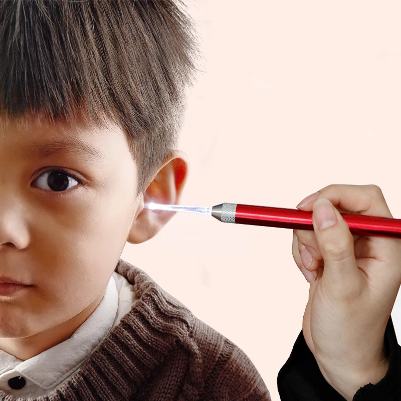 Детский ушной инструмент для чистки серы со светодиодной подсветкой|Уход за