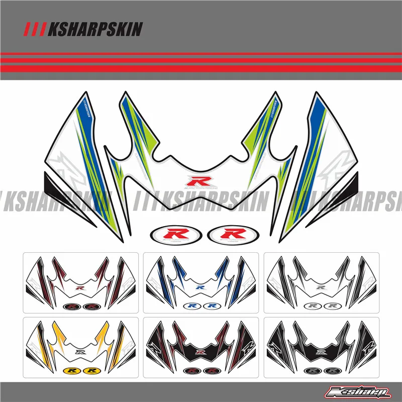 Передний обтекатель мотором цифровая доска 3D защитный гель для SUZUKI GSXR600 GSXR750 2011 2017