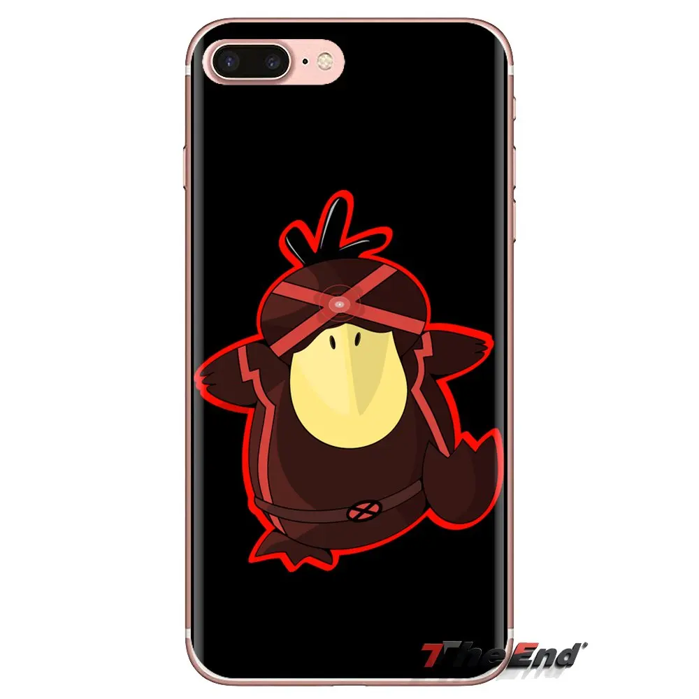 TPU Transparent Skin Case Psyduck art Japan Cartoon Pocket For iPod Touch Apple iPhone 4 4S 5 5S SE 5C 6 6S 7 8 X XR XS Plus MAX |