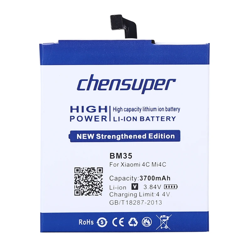 Новый chensuper BM35 для Xiaomi 4C Mi4C Mi аккумулятор 3700 мАч мобильного телефона