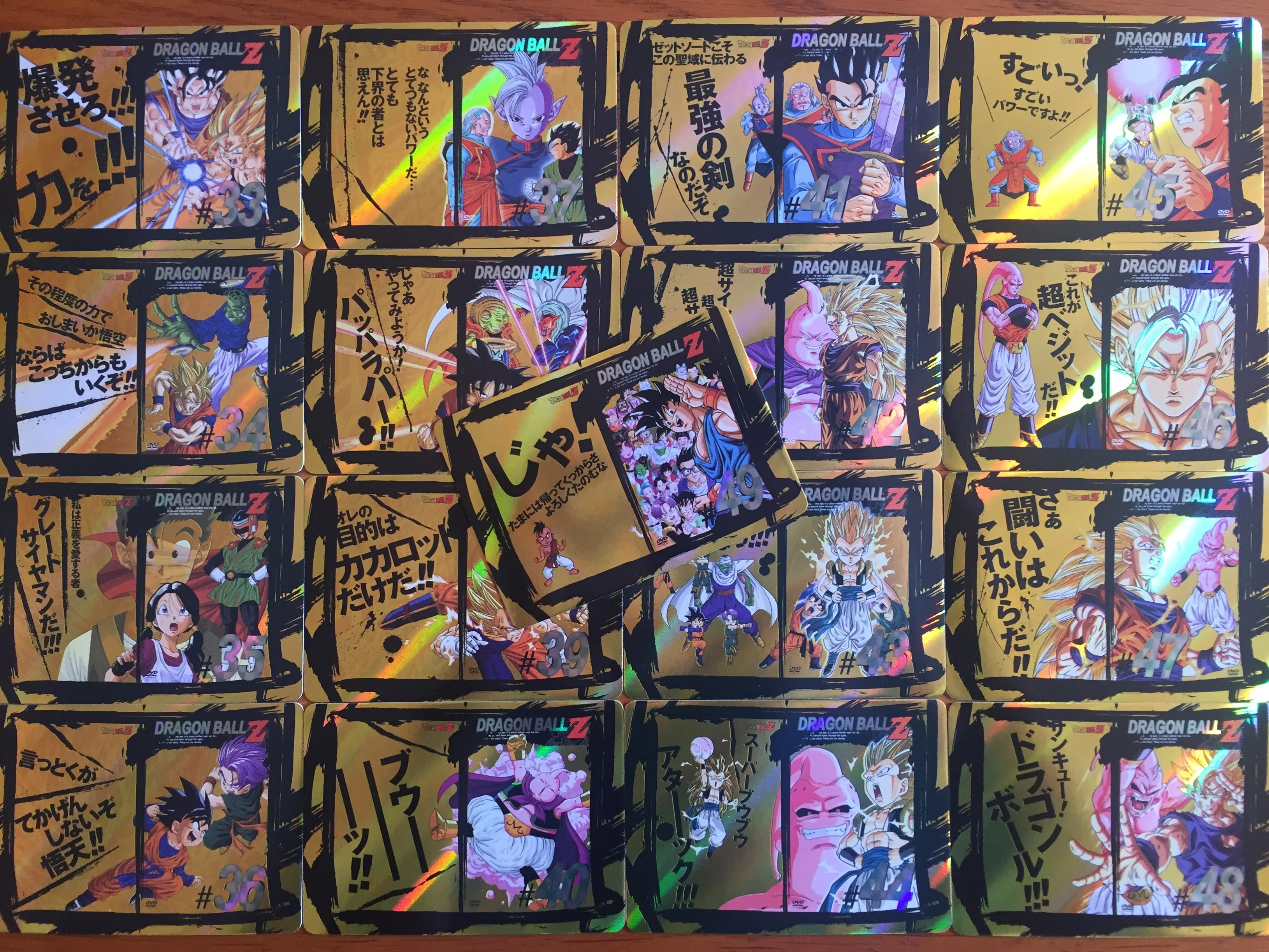 49 шт./компл. Dragon Ball Z CD DVD Полное издание CoverBall Heroes Боевая карта Goku супер игровая коллекция карт