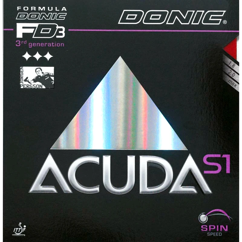 Оригинальные прыщи для настольного тенниса Donic Acuda S1 S2 S3 с губкой пинг понга