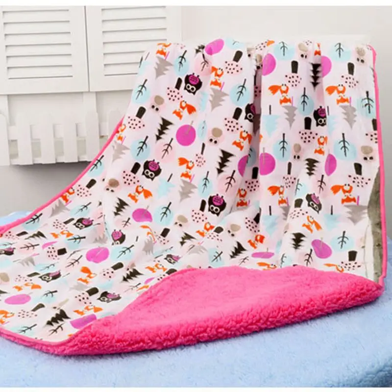 Плюшевое детское одеяло из кораллового флиса Пеленальное Одеяло для
