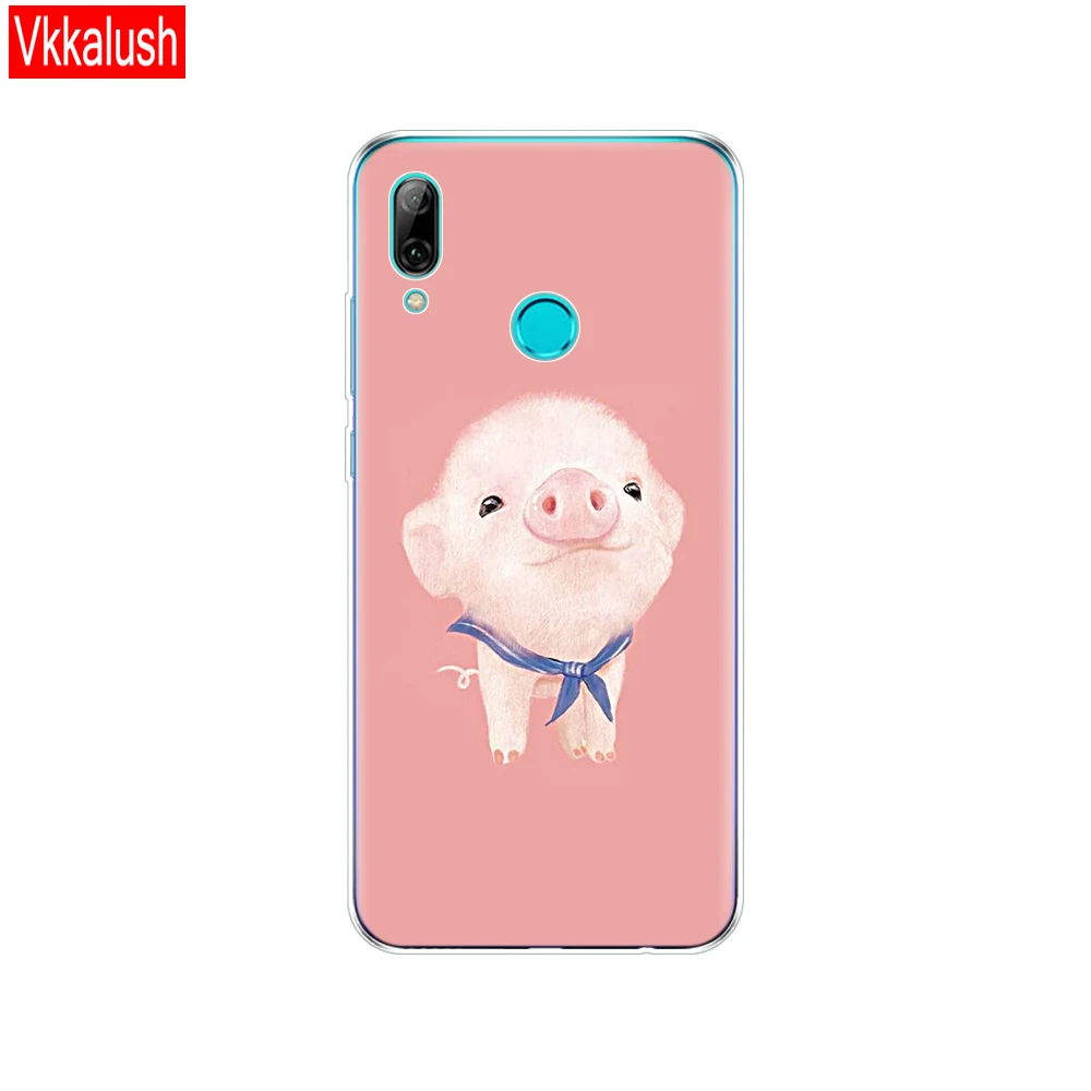 80044 Чехлы для Huawei P Smart, силиконовая Мягкая задняя крышка из ТПУ для Huawei P Smart Plus, чехол для Huawei P Smart Z, бампер - Цвет: 80044