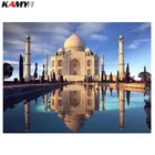 Алмазная картина, вышивка крестиком, мусульманская Mosque, полностью квадратная Алмазная вышивка, религиозный узор, стразы, Алмазная мозаика XY1