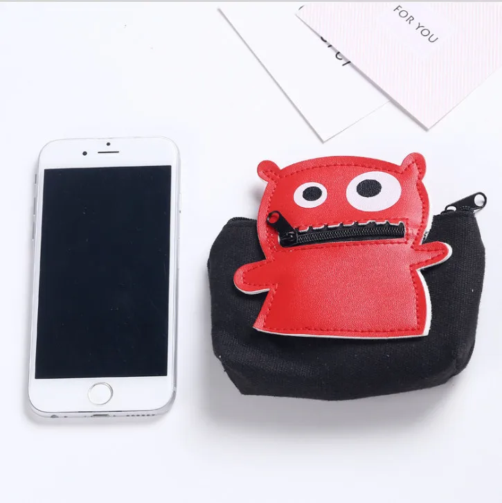 Новый Популярный мультяшный кошелек для девочек Дамский на молнии с лицом