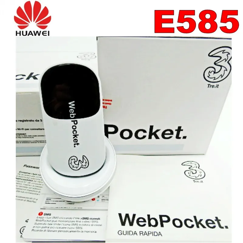 Huawei E585 беспроводной модем 3 Гб Мобильный Wi Fi сеть BOXED MIFI широкополосный|wireless