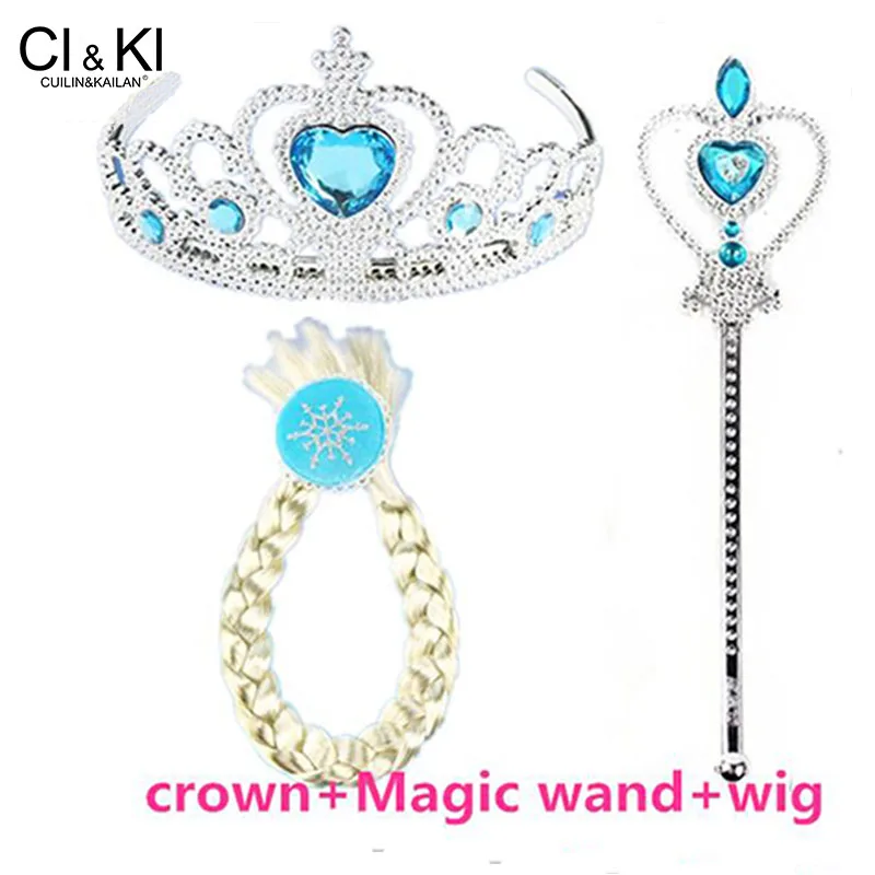 CuilinKailan платье Анна Эльза Принцесса София вечерние платья infantil fever Costume костюм vestido rapunzel jurk disfraces - Цвет: 1