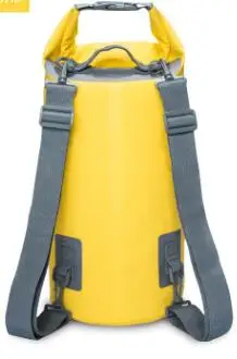 Yellow 30L 5L/10L/15L/20L/30L водонепроницаемые сумки ПВХ сумка для хранения сухих мешков сплав на каноэ каяках Спорт на открытом воздухе сумки для плавания Дорожный комплект рюкзак - Цвет: Yellow 30L