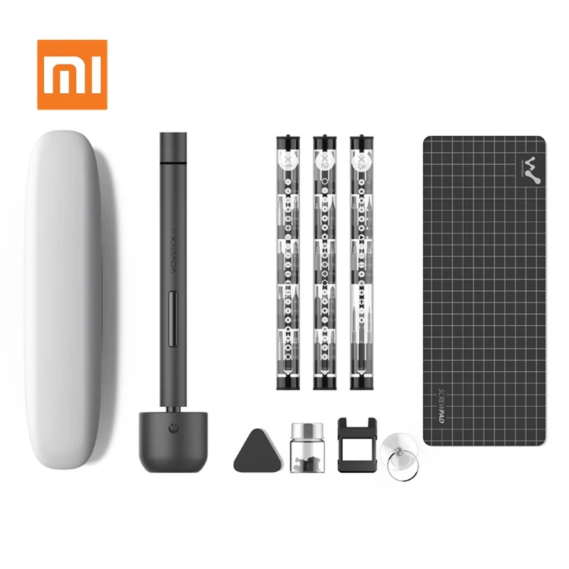 XIAOMI Mijia Wowstick 1F+ 64 в 1 Электрический винт Mi Driver Беспроводная литий-ионная Зарядка светодиодный шуруп Mijia Driver Kit