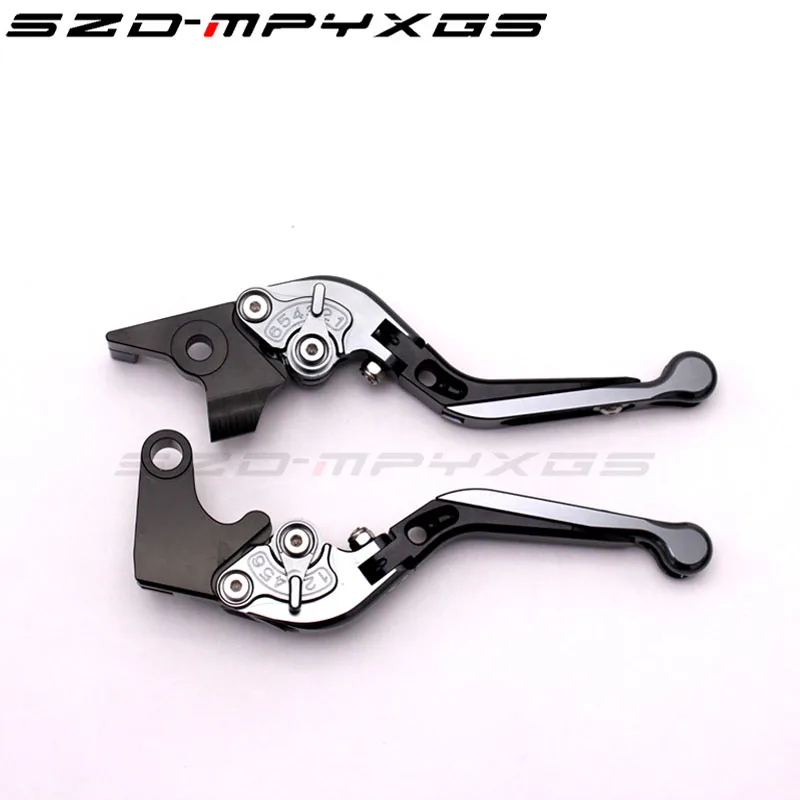 C3 Новая рукоятка тормоза ЧПУ для SUZUKI GSX-S750 GSX S750 GSX-S 750 GSXS750 2011- складные телескопические Тормозные ручки сцепления 16 цветов - Цвет: C3