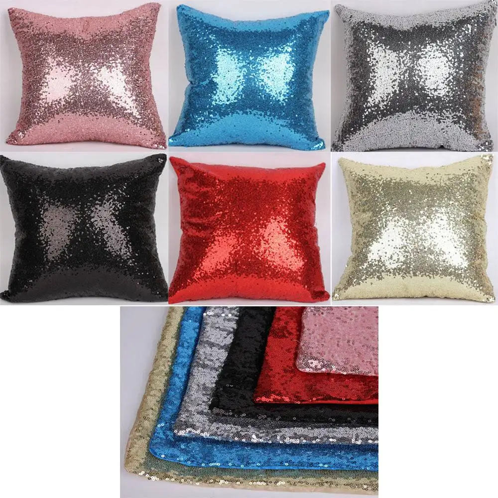 Блеск Блёстки сверкающими Наволочки Шамс для дома|pillow case|sparkle pillowspillow shams |